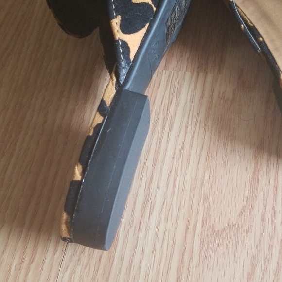 CAMEL/LEOPARD Mule Flats - Picture 4 of 6